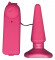 Розовая анальная пробка с вибрацией Funky Vibrating - 10,5 см. Розовая анальная пробка с вибрацией Funky Vibrating - 10,5 см.