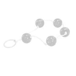 Прозрачные анальные шарики JAMMY JELLY ANAL LOVE BALLS CRYSTALL - 40 см. Прозрачные анальные шарики JAMMY JELLY ANAL LOVE BALLS CRYSTALL - 40 см.