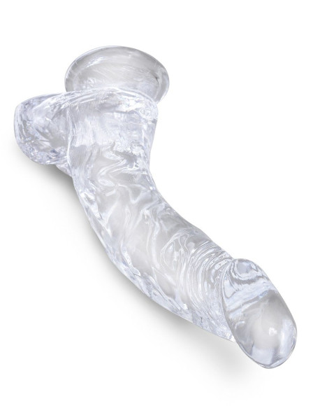 Прозрачный фаллоимитатор 7.5 Cock with Balls - 21,6 см. Прозрачный фаллоимитатор 7.5 Cock with Balls - 21,6 см.