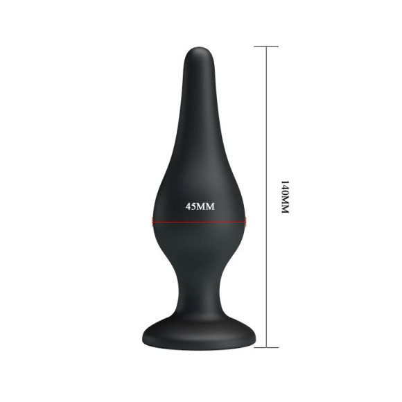 Анальная пробка на присоске среднего размера Sensitive Prostate Plug - 14 см. Анальная пробка на присоске среднего размера Sensitive Prostate Plug - 14 см.