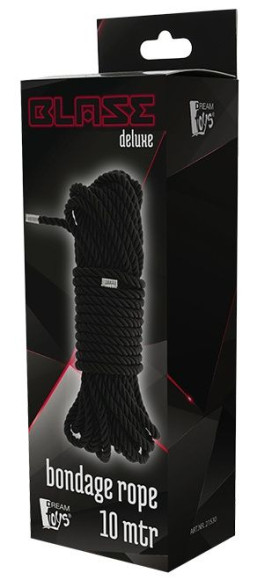Черная веревка для бондажа BONDAGE ROPE - 10 м. Черная веревка для бондажа BONDAGE ROPE - 10 м.