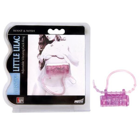 Эрекционное кольцо с вибратором LITTLE LILAC Эрекционное кольцо с вибратором LITTLE LILAC
