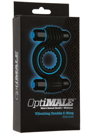 Эрекционное кольцо с вибростимуляторами OPTIMALE Vibrating Double C-Ring Эрекционное кольцо с вибростимуляторами OPTIMALE Vibrating Double C-Ring