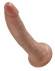 Фаллоимитатор-мулат с присоской 7 Cock - 17,8 см. Фаллоимитатор-мулат с присоской 7 Cock - 17,8 см.