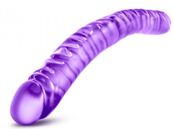 Фиолетовый двусторонний фаллоимитатор 18 inch Double Dildo - 45 см. Фиолетовый двусторонний фаллоимитатор 18 inch Double Dildo - 45 см.