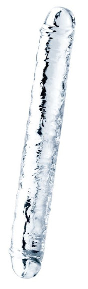 Прозрачный двусторонний фаллоимитатор Flawless Clear Double Dildo - 30 см. Прозрачный двусторонний фаллоимитатор Flawless Clear Double Dildo - 30 см.
