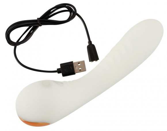 Люминесцентный вибратор для точки G Glow in the dark G-Spot - 17,9 см. Люминесцентный вибратор для точки G Glow in the dark G-Spot - 17,9 см.