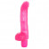 Розовый вибратор с изогнутым кончиком Penetrator Curve Dong 7.5  - 19 см.