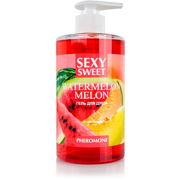 Гель для душа Sexy Sweet Watermelon&Melon с ароматом арбуза, дыни и феромонами - 430 мл. Гель для душа Sexy Sweet Watermelon&Melon с ароматом арбуза, дыни и феромонами - 430 мл.