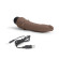 Коричневый анальный вибратор 7 Slim Anal Realistic Vibrator - 20 см. Коричневый анальный вибратор 7 Slim Anal Realistic Vibrator - 20 см.