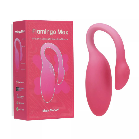 Розовый вибратор Magic Motion Flamingo Max Розовый вибратор Magic Motion Flamingo Max
