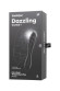 Черный двусторонний фаллоимитатор Dazzling Crystal 1 - 18,5 см. Черный двусторонний фаллоимитатор Dazzling Crystal 1 - 18,5 см.