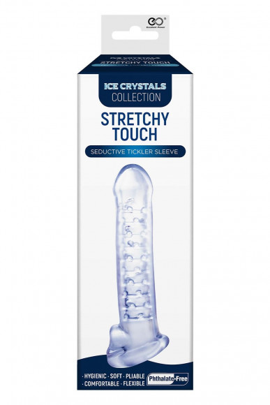 Прозрачная насадка-удлинитель Stretchy Touch - 18 см. Прозрачная насадка-удлинитель Stretchy Touch - 18 см.