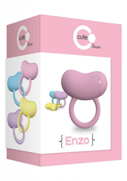 Розовое виброкольцо на пенис ENZO COUPLES RING Розовое виброкольцо на пенис ENZO COUPLES RING