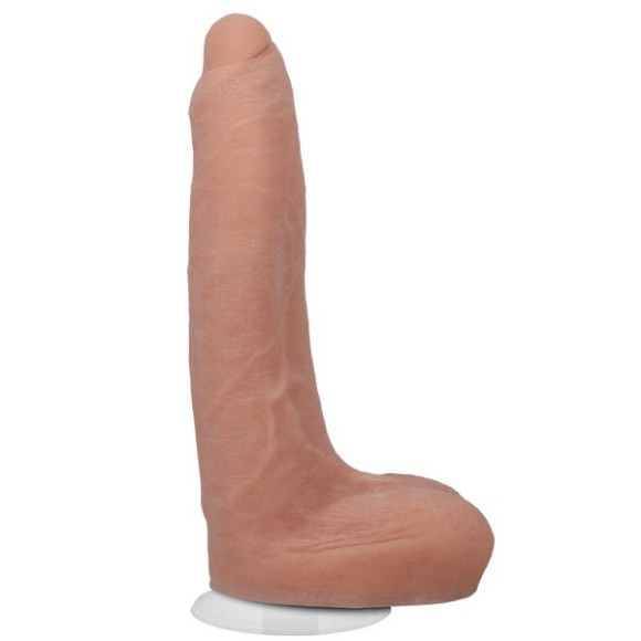 Телесный фаллоимитатор с мошонкой на съемной присоске Owen Gray Signature Cocks - 23,5 см. Телесный фаллоимитатор с мошонкой на съемной присоске Owen Gray Signature Cocks - 23,5 см.