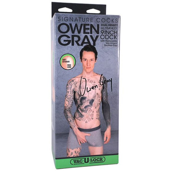 Телесный фаллоимитатор с мошонкой на съемной присоске Owen Gray Signature Cocks - 23,5 см. Телесный фаллоимитатор с мошонкой на съемной присоске Owen Gray Signature Cocks - 23,5 см.