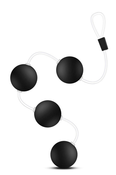 Черные анальные шарики Pleasure Balls - 38,1 см. Черные анальные шарики Pleasure Balls - 38,1 см.