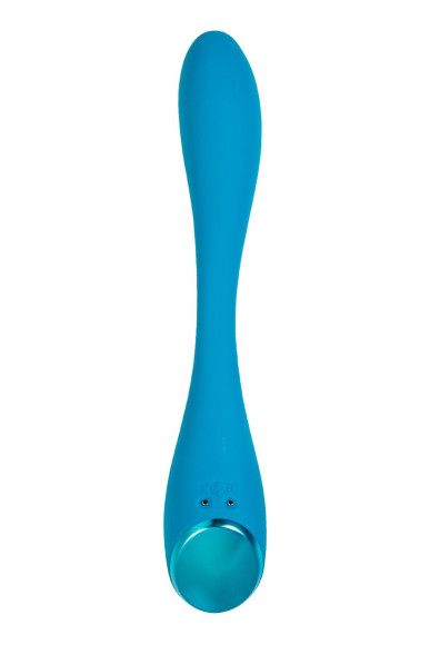 Синий гибкий вибратор Satisfyer G-Spot Flex 5+ - 19,6 см. Синий гибкий вибратор Satisfyer G-Spot Flex 5+ - 19,6 см.