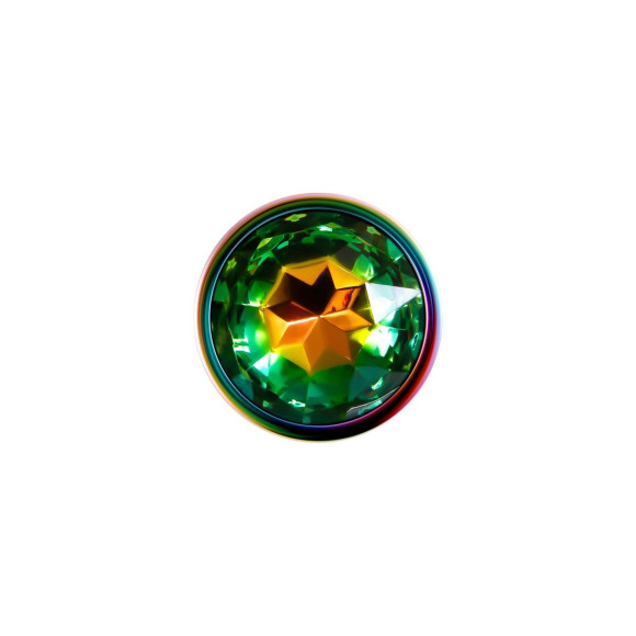Радужная анальная пробка Rainbow Metal Plug Small - 9,4 см. Радужная анальная пробка Rainbow Metal Plug Small - 9,4 см.