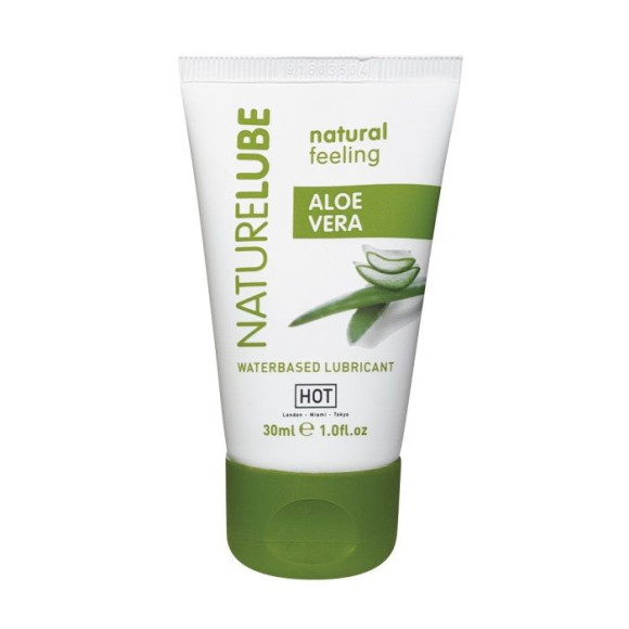 Смазка на водной основе с алоэ вера Nature Lube - 30 мл. Смазка на водной основе с алоэ вера Nature Lube - 30 мл.