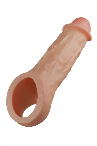 Телесная насадка-удлинитель Intrepid 9.25 Inch Realistic Penis Extender Sleeve - 23,5 см. Телесная насадка-удлинитель Intrepid 9.25 Inch Realistic Penis Extender Sleeve - 23,5 см.
