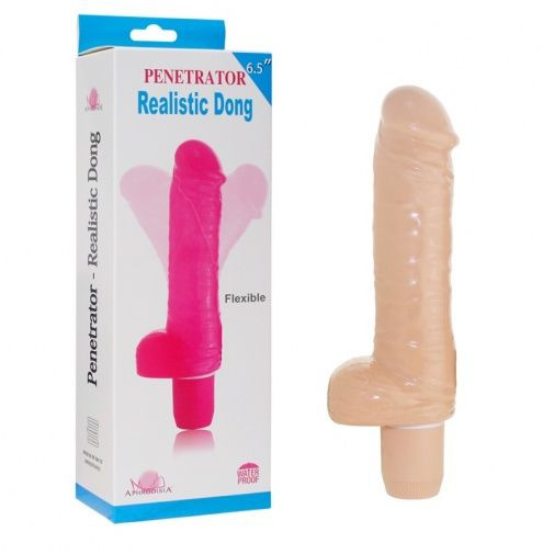 Телесный вибратор-реалистик Penetrator Realistic Dong 6.5  - 21 см.