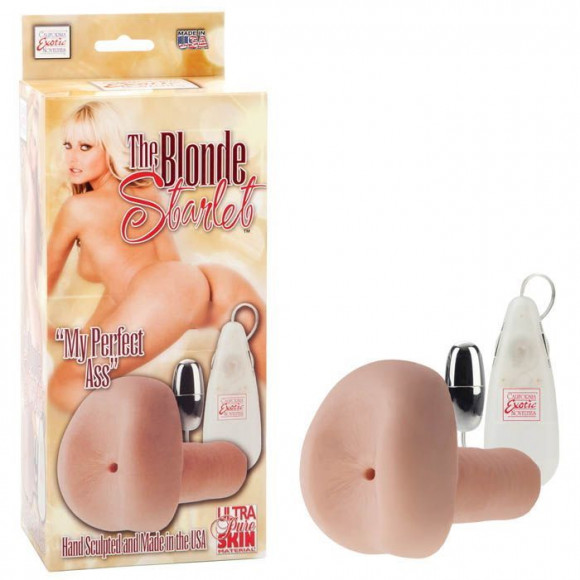 Мягкая реалистичная попка с вибрацией The Blonde Starlet Мягкая реалистичная попка с вибрацией The Blonde Starlet