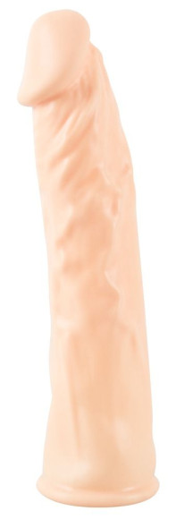 Телесная насадка-удлинитель Silicone Extension - 19 см. Телесная насадка-удлинитель Silicone Extension - 19 см.
