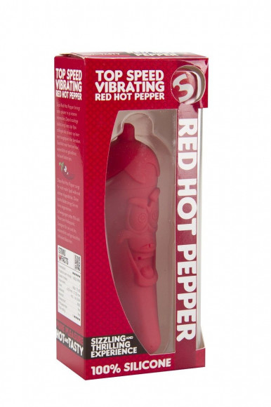Красный мини-вибратор в виде перчика Red Hot Pepper Красный мини-вибратор в виде перчика Red Hot Pepper