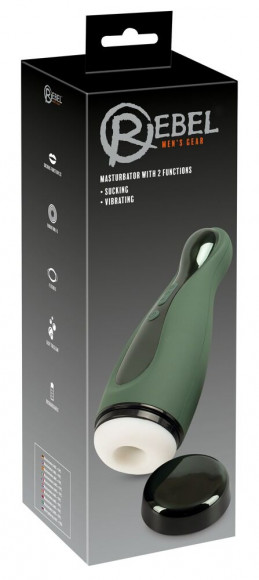 Вибромастурбатор с функцией всасывания Masturbator with 2 Functions Вибромастурбатор с функцией всасывания Masturbator with 2 Functions