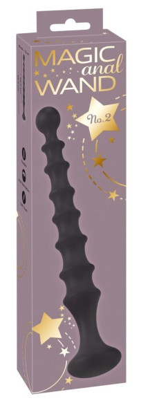 Черная анальная ёлочка Magic Anal Wand - 26,9 см. Черная анальная ёлочка Magic Anal Wand - 26,9 см.