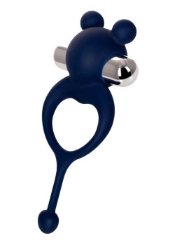 Синее виброкольцо с хвостиком JOS MICKEY Синее виброкольцо с хвостиком JOS MICKEY