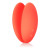 Оранжевый вибромассажер Mini Marvels Silicone Marvelous Massager