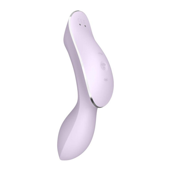 Сиреневый вибромассажер с вакуумной стимуляцией Curvy Trinity 2 Сиреневый вибромассажер с вакуумной стимуляцией Curvy Trinity 2