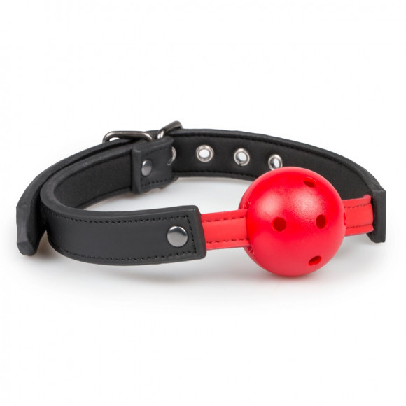 Красный кляп-шар Easytoys Ball Gag With PVC Ball Красный кляп-шар Easytoys Ball Gag With PVC Ball