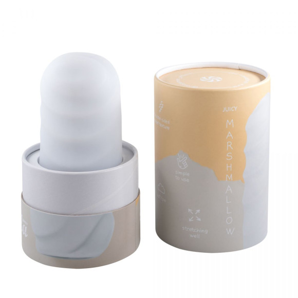 Белый мастурбатор Marshmallow Maxi Juicy Белый мастурбатор Marshmallow Maxi Juicy