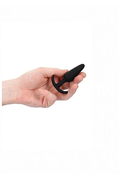 Черная анальная пробка для ношения Slim Butt Plug - 8,3 см. Черная анальная пробка для ношения Slim Butt Plug - 8,3 см.