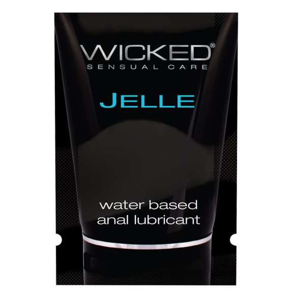 Анальный лубрикант Wicked Jelle на водной основе - 3 мл. Анальный лубрикант Wicked Jelle на водной основе - 3 мл.