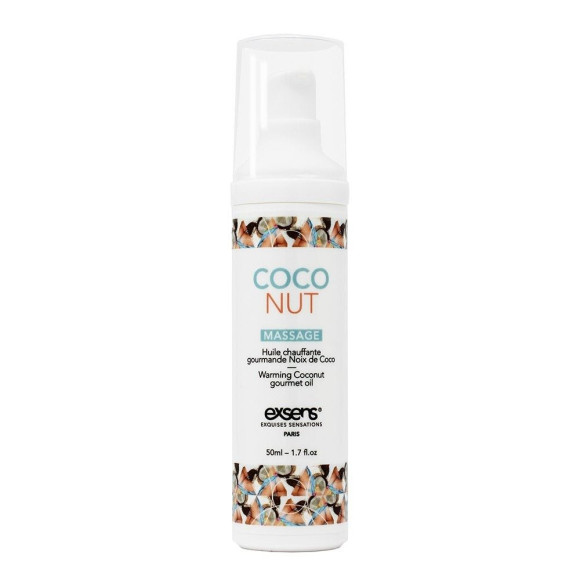 Разогревающее массажное масло с ароматом кокоса Gourmet Coconut - 50 мл. Разогревающее массажное масло с ароматом кокоса Gourmet Coconut - 50 мл.