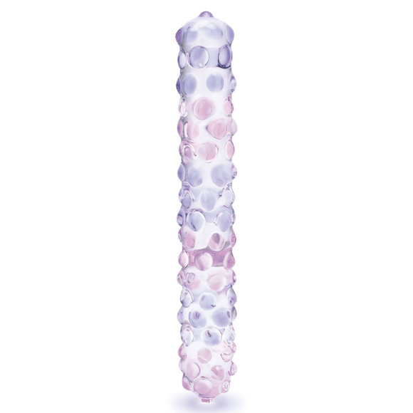 Фаллоимитатор с массажными точками Purple Rose - 23 см. Фаллоимитатор с массажными точками Purple Rose - 23 см.
