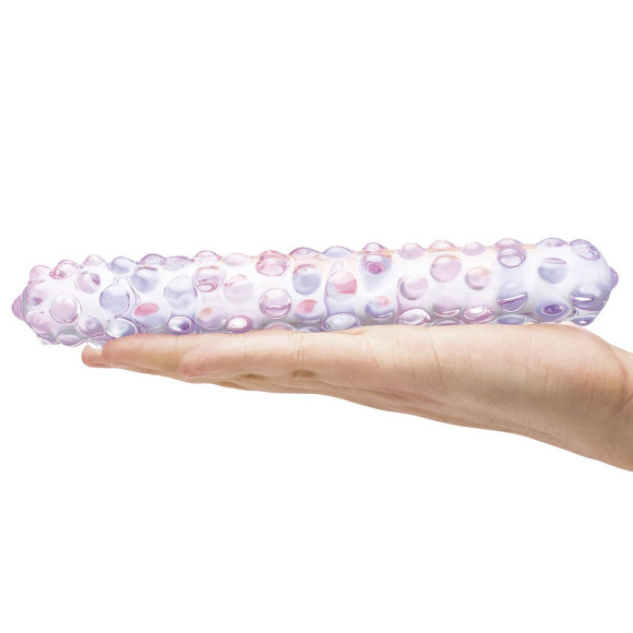 Фаллоимитатор с массажными точками Purple Rose - 23 см. Фаллоимитатор с массажными точками Purple Rose - 23 см.