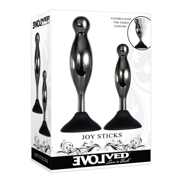 Набор из 2 подвижных анальных стимуляторов Joy Sticks Набор из 2 подвижных анальных стимуляторов Joy Sticks