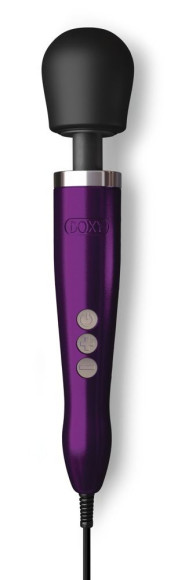 Фиолетовый жезловый проводной вибратор Doxy Die Cast - 37 см. Фиолетовый жезловый проводной вибратор Doxy Die Cast - 37 см.