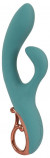Бирюзовый вибратор-кролик The Magician Rabbit Vibrator - 22,5 см.