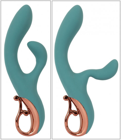 Бирюзовый вибратор-кролик The Magician Rabbit Vibrator - 22,5 см. Бирюзовый вибратор-кролик The Magician Rabbit Vibrator - 22,5 см.