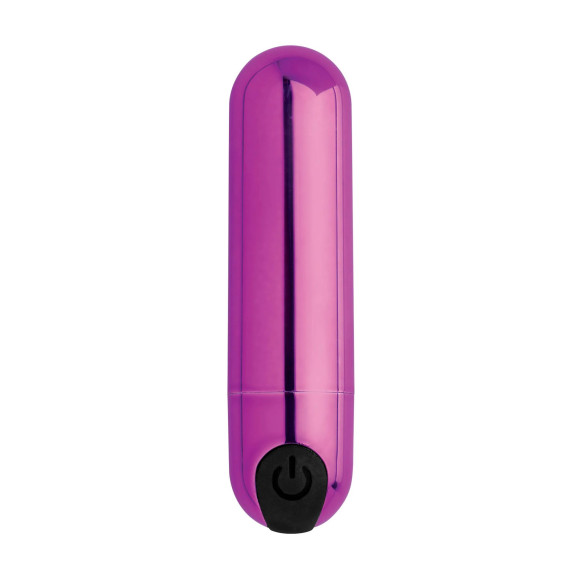 Лиловая вибропуля 10X Rechargeable Vibrating Metallic Bullet Лиловая вибропуля 10X Rechargeable Vibrating Metallic Bullet