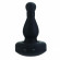 Чёрная пробка с вибрацией 10-Function Flexi Risquе Ripples Чёрная пробка с вибрацией 10-Function Flexi Risquе Ripples