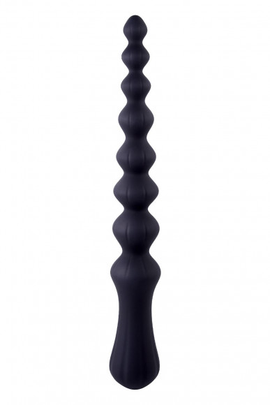 Черная анальная цепочка Beads Hunter - 24,1 см. Черная анальная цепочка Beads Hunter - 24,1 см.
