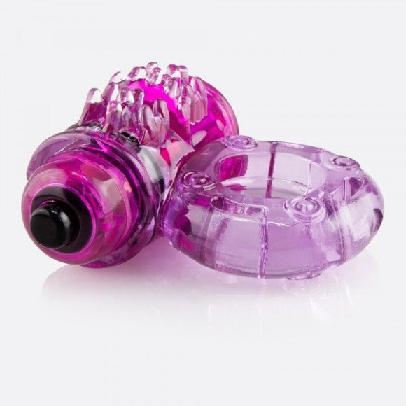 Фиолетовое эрекционное виброкольцо OWOW PURPLE Фиолетовое эрекционное виброкольцо OWOW PURPLE