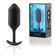 Чёрная пробка для ношения B-vibe Snug Plug 3 - 12,7 см. Чёрная пробка для ношения B-vibe Snug Plug 3 - 12,7 см.